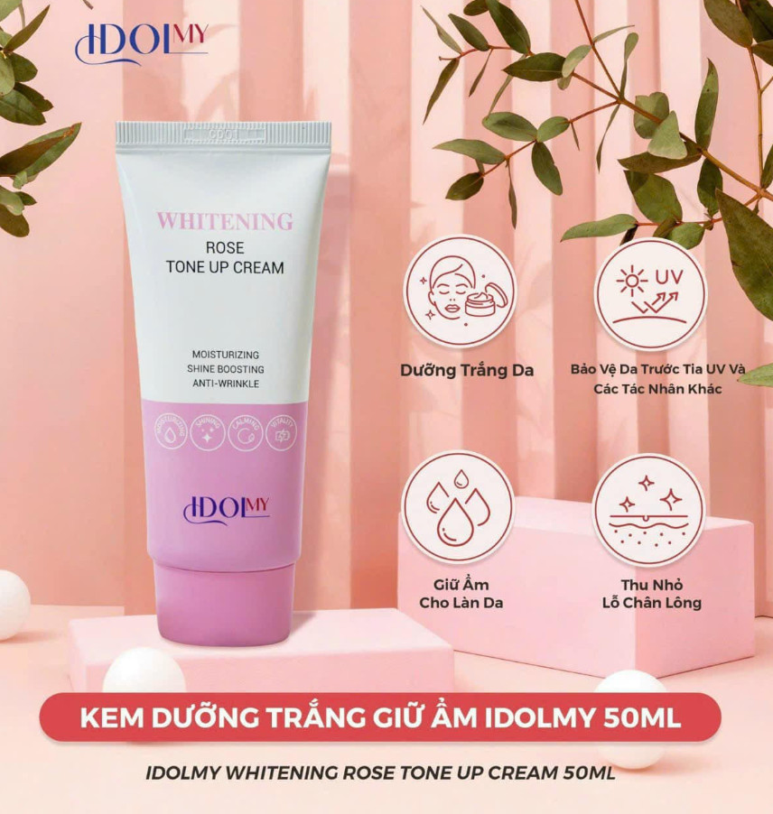 Kem dưỡng trắng nâng tone IDOLMY 50 ml Kem dưỡng trắng nâng tone IDOLMY 50 ml