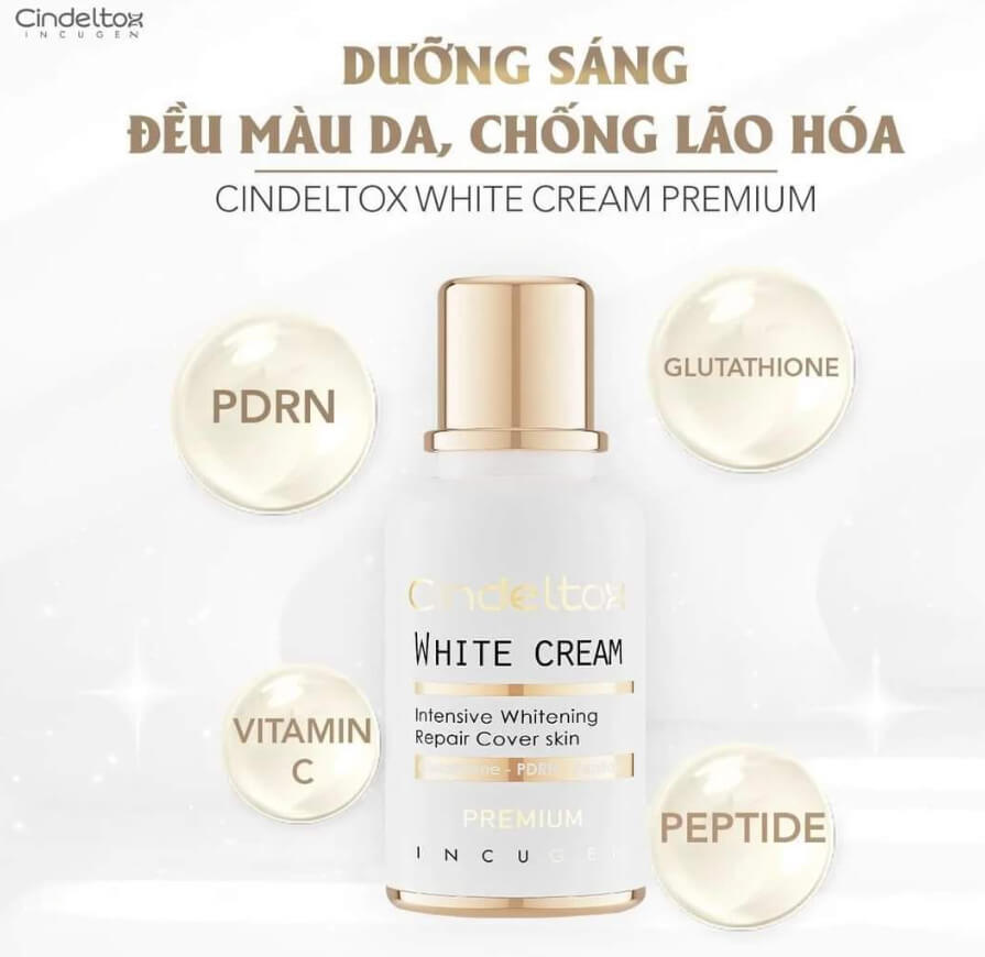 Kem trắng da Cindeltox White 50 ml Hàn Quốc Kem trắng da Cindeltox White 50 ml Hàn Quốc