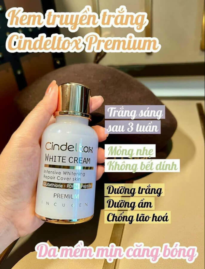 Kem trắng da Cindeltox White 50 ml Kem trắng da Cindeltox White 50 ml