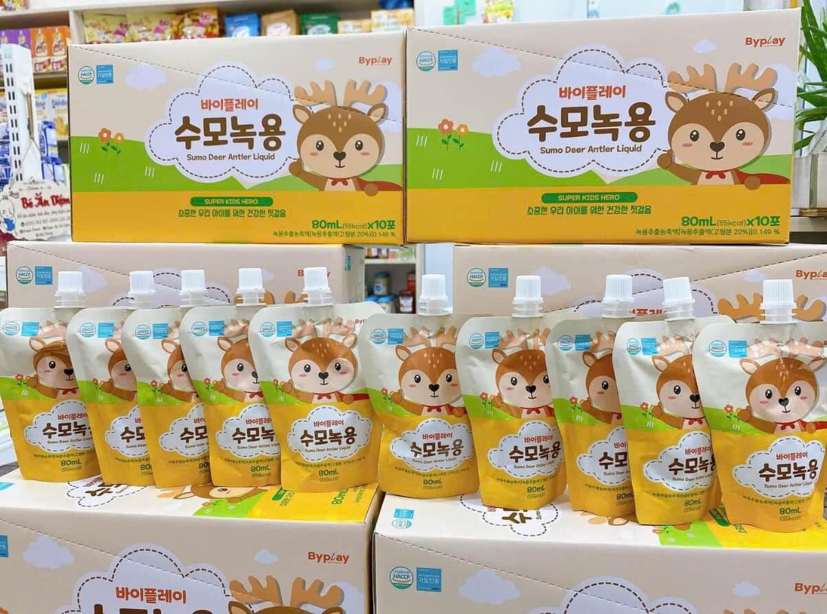 Gạc hươu non tăng cân Sumo Hàn Quốc 10 gói Gạc hươu non tăng cân Sumo Hàn Quốc 10 gói