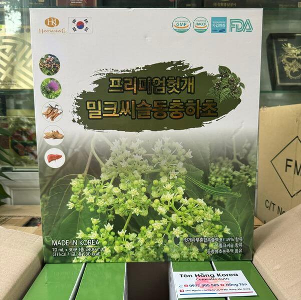 Nước giải độc gan đông trùng Hankwanjang Nước giải độc gan đông trùng Hankwanjang