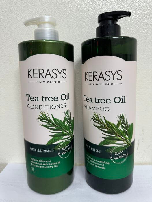 Bộ dầu gội xả Kerasys Tea Tree Oil Hàn Quốc Bộ dầu gội xả Kerasys Tea Tree Oil Hàn Quốc