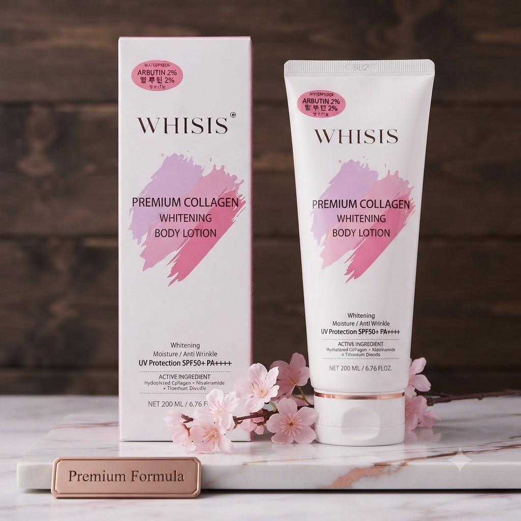 Dưỡng thể Whisis Premium Collagen Whitening Dưỡng thể Whisis Premium Collagen Whitening
