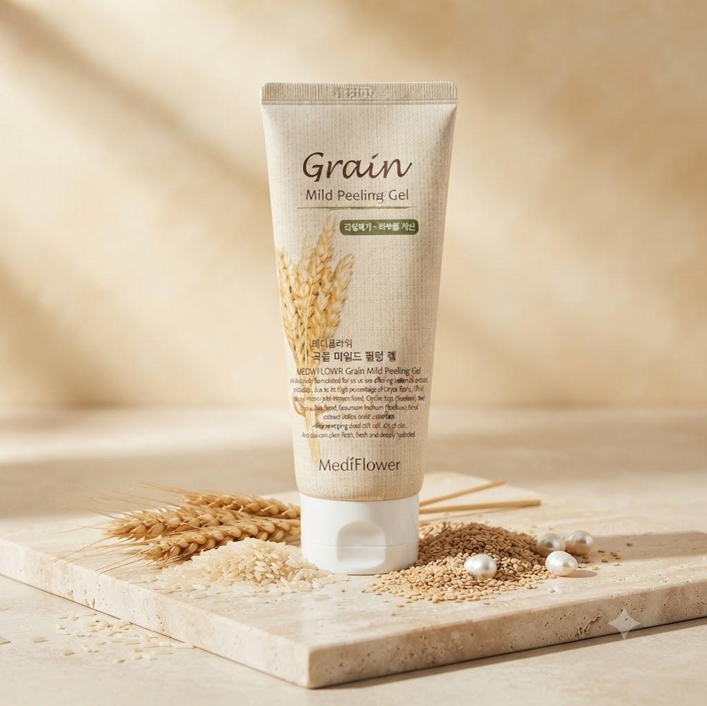 Tẩy tế bào chết ngũ cốc MediFlower Grain Mild Peeling Gel Tẩy tế bào chết ngũ cốc MediFlower Grain Mild Peeling Gel