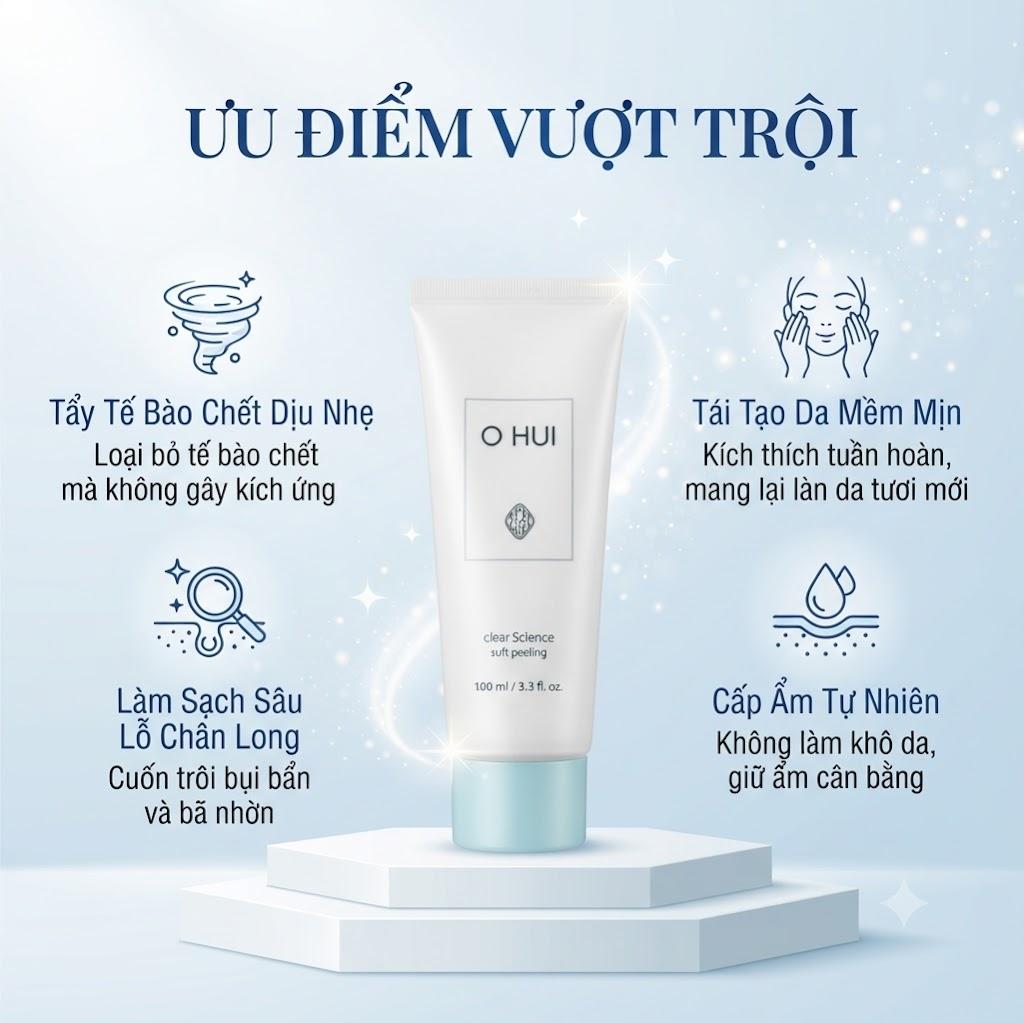 Tẩy tế bào chết O Hui Clear Science Soft Peeling Tẩy tế bào chết O Hui Clear Science Soft Peeling